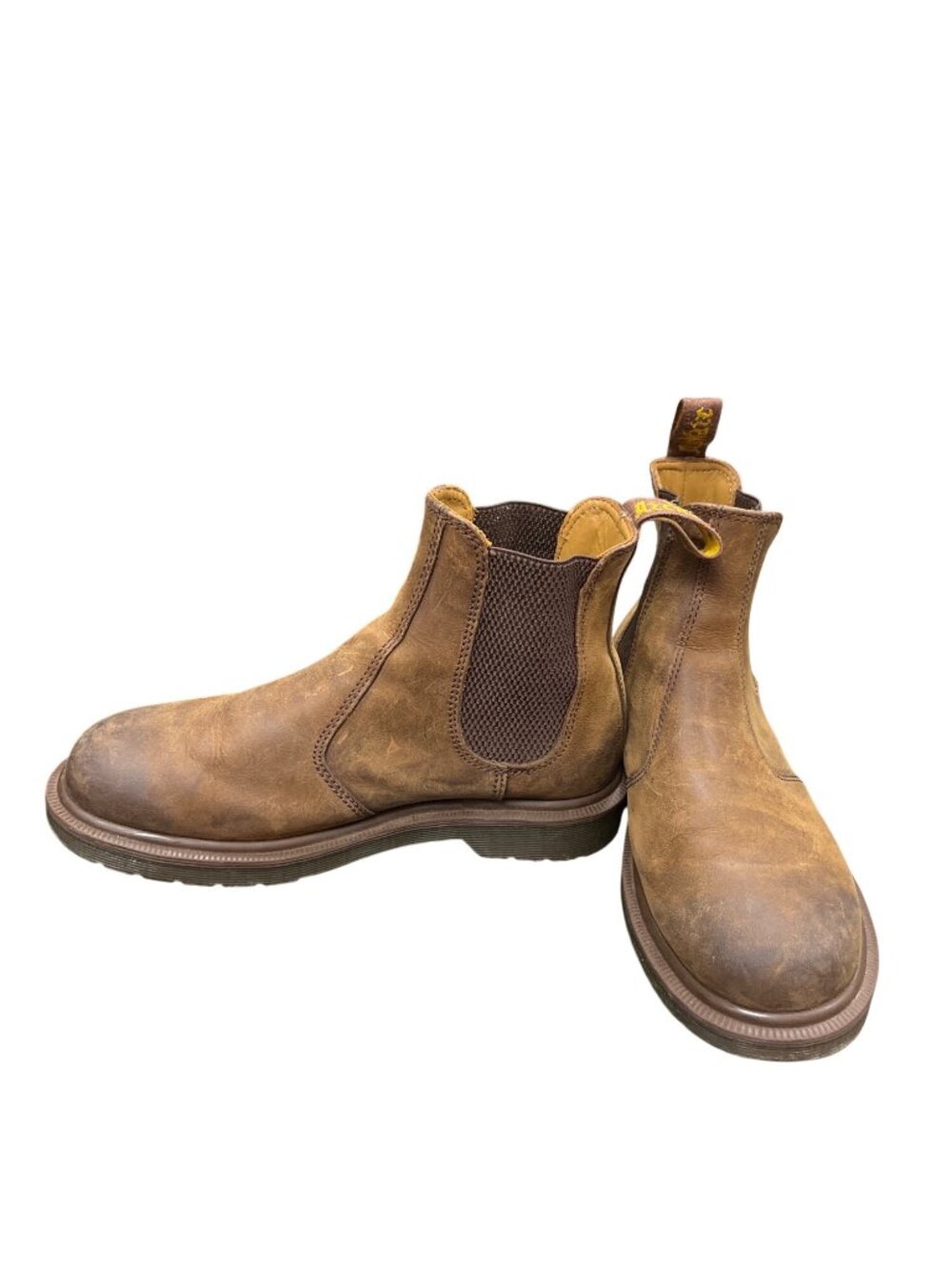 Dr. Martens womans brown leather suede casual ankle boots sz 5M SKU 10-420